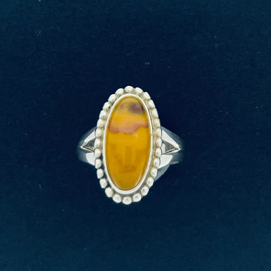 9934 Oval KY Agate Ring