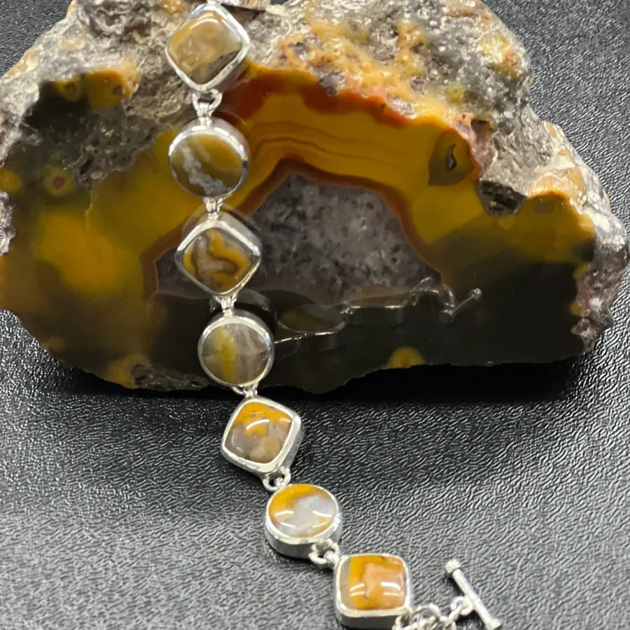 Kentucky Agate Bracelet Yellow 5