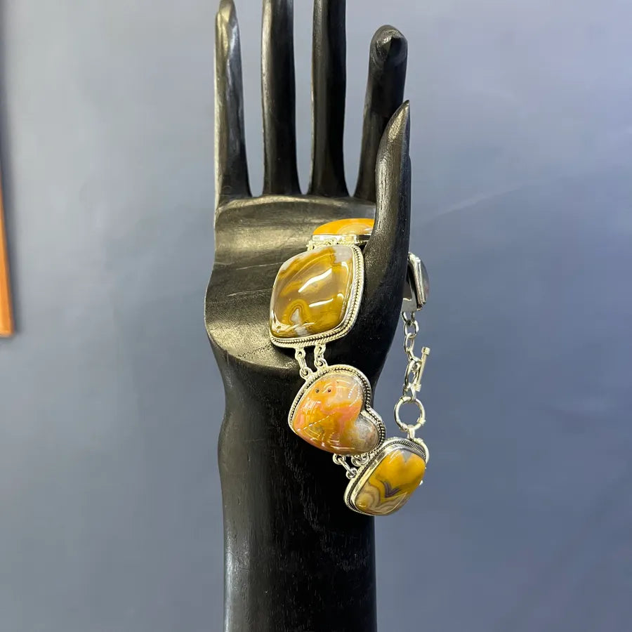 502 KY Agate Chunky Bracelet