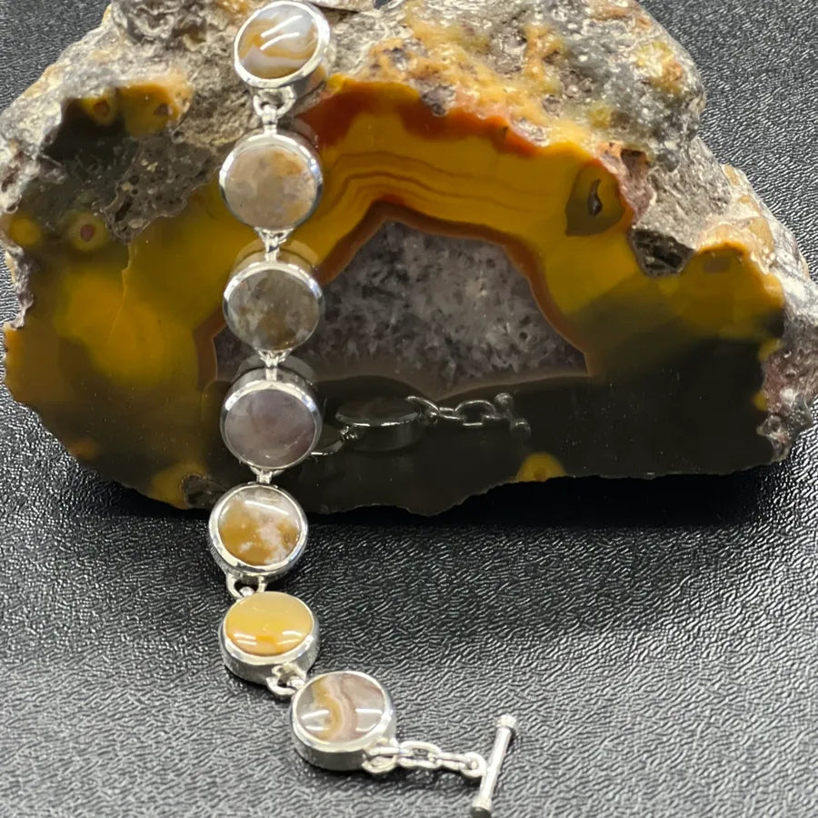 Kentucky Agate Bracelet Yellow 6