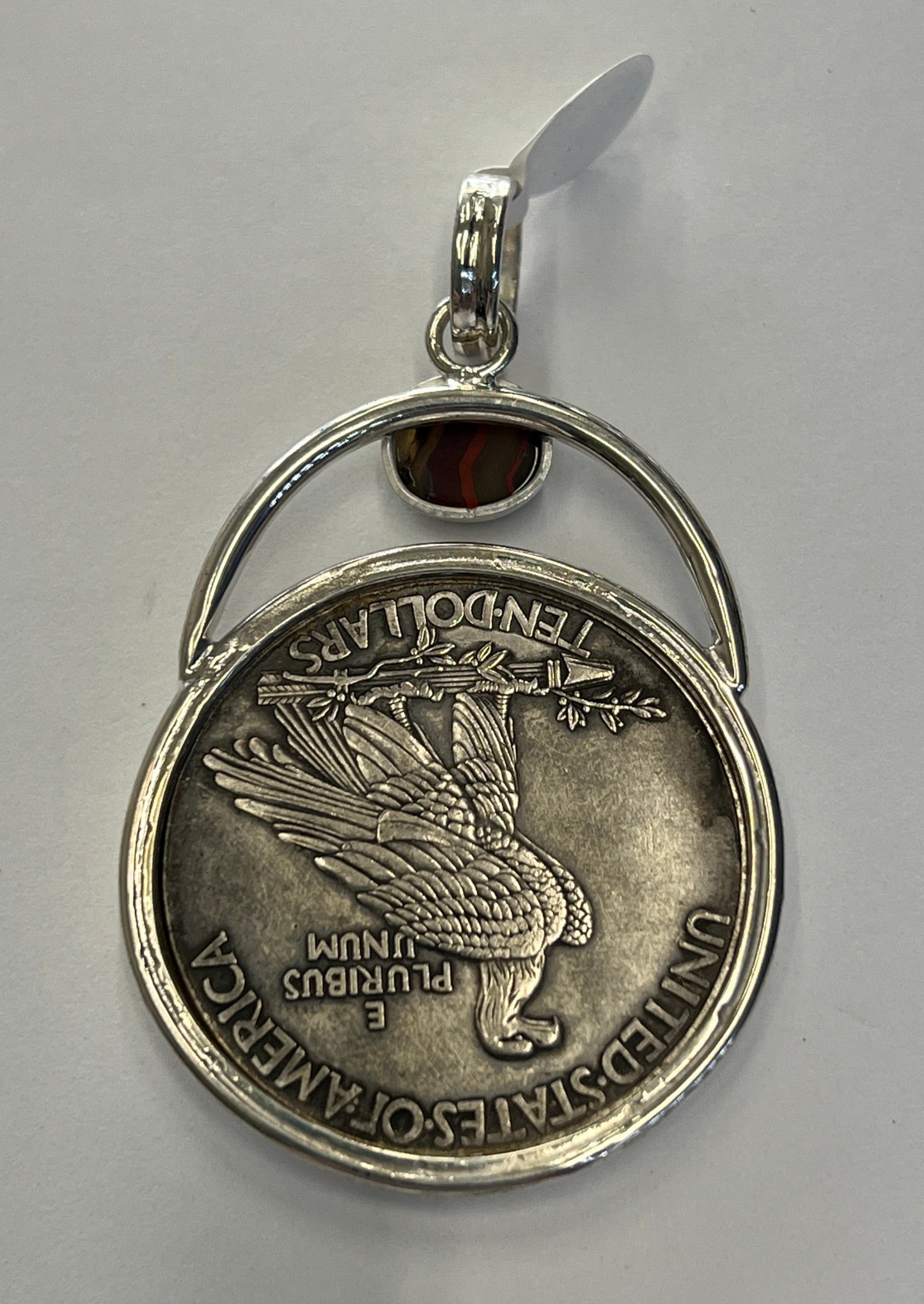 1907 Native American Ten Dollar Coin Pendant