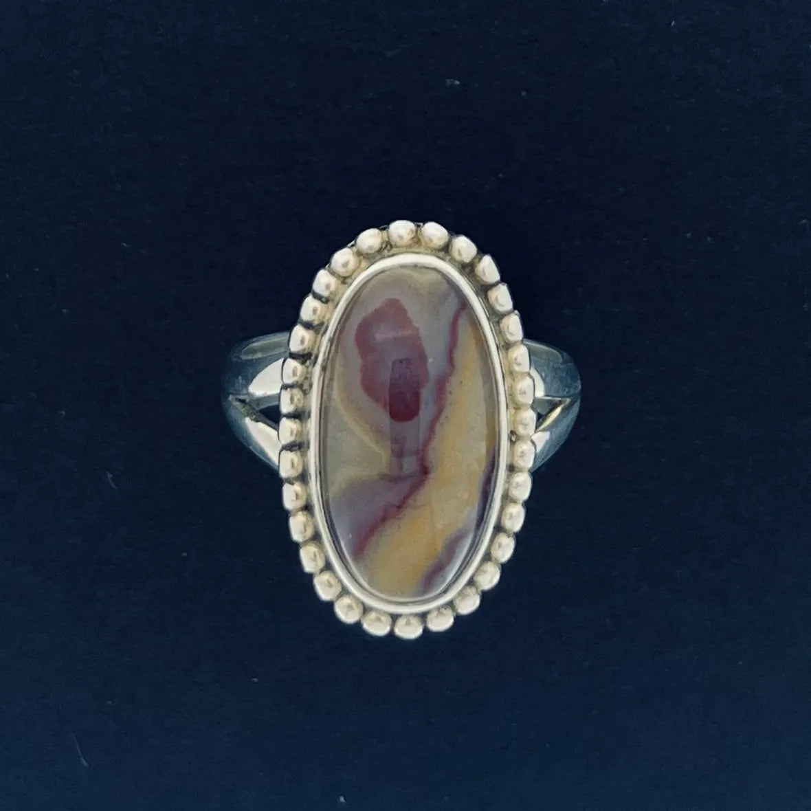 9935 Oval KY Agate Ring