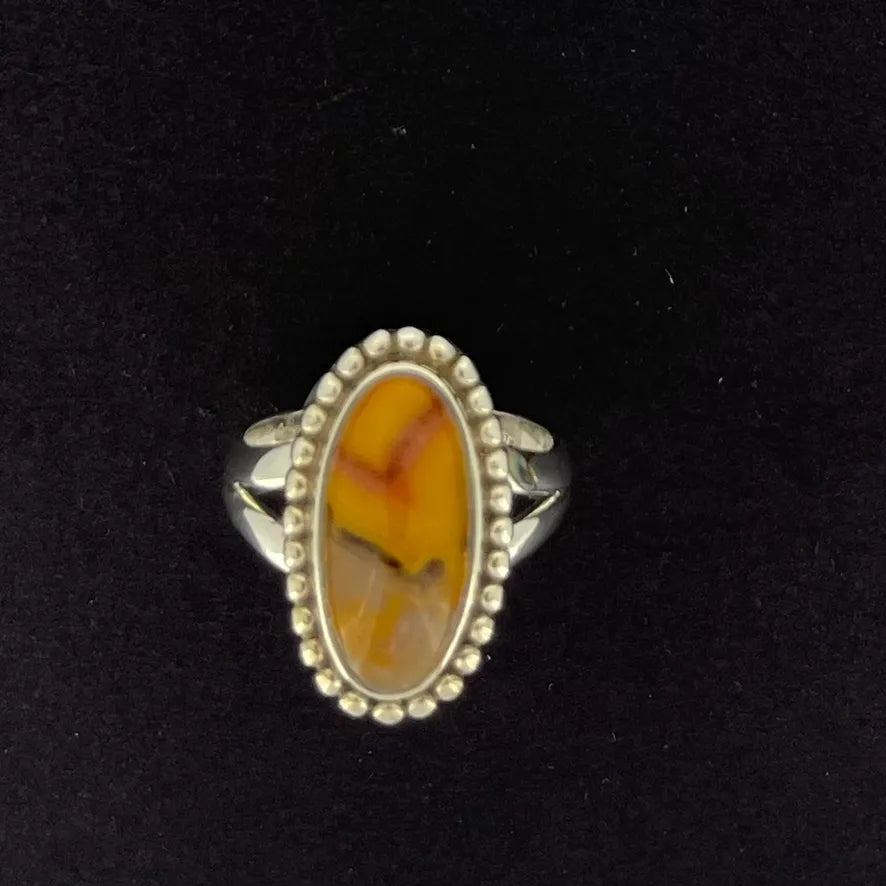 9901 Oval KY Agate Ring